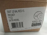Kwikset 300T 15 6AL Rcs V1 Privacy Tylo Satin Nickel 93001-924. Fixed Price $18.99.