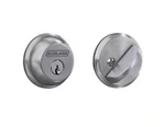 Schlage Light Commercial Deadbolt Lock Satin Chrome. Fixed Price $32.00.