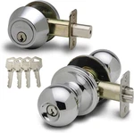 BKDB141PS Ball Door Knob Keyed Alike With Deadbolt Combination, Polished Stainle. Fixed Price $34.13.