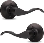 Mengico 4 Set Interior Door Handles Oil Rubbed Bronze Dummy Lock Right Left. Fixed Price $70.70.