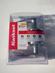 Kwikset Delta Satin Chrome Keyed Entry Door Lock Lever Handle. Fixed Price $14.99.