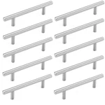 Minelife 10 Pieces Cabinet Kitchen Cupboard Handles,stainless Steel R.... Fixed Price $21.07.