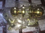18PC New In Box: Cal-royal Polished Brass Keyed Entrance Lockset Front/back Door. Fixed Price $159.95.