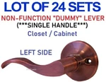 Wholesale Lot - Door Lock Sets Handle Knob Entry Passage Privacy Antique Copper. Fixed Price $248.56.