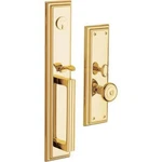 Dent Baldwin 6542.FD Tremont Dummy Handleset Trim Set, Lifetime Polished Brass. Fixed Price $188.59.