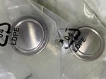 8 Amerock Satin Nickel Cabinet Knobs 1.25" Dia. Inc. Ea 1" & 1/2" Bolts. Fixed Price $9.99.