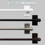 Magnetic Curtain Rod, 28 - 48 Inch Long Set Of. Fixed Price $59.99.