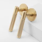 Mcbowery Taylor Champagne Gold Dummy Interior Door Handle With Concealed Screws. Fixed Price $69.95.
