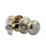 Kwikset 400CV-15 Cove Keyed Entry Knob Satin Nickel (pack 3 Alike). Fixed Price $50.00.