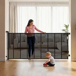 Vevor Retractable Baby Gate Mesh Dog 202.7 Inch Wide 39 Tall Black. Fixed Price $69.99.