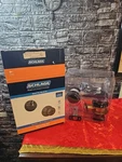 Schlage Plymouth Entry Knob/ Single Cylinder Deadbolt Lock Matte Black New Open. Fixed Price $31.19.