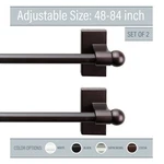 Magnetic Curtain Rod 48-84 Inch Long Set Of 2. Fixed Price $69.99.