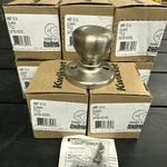 (8) Kwikset Tylo Dummy Knob Satin Nickel 94880-571. Fixed Price $61.20.