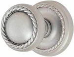 Emtek Satin Nickel Rope Bed & Bathroom Privacy Door Knob Rosette Handle. Fixed Price $214.99.