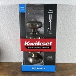 Kwikset Juno Satin Nickel Bed & Bath Privacy Door Knob Lock 97300-829 730J 15 Cp. Fixed Price $16.99.
