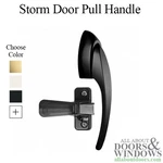 Ideal Cs Compact Pull Handle Storm Door Black 1-1/4" Thick. Fixed Price $33.28.