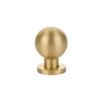 Emtek 86152US4 In. Modern Globe Cabinet Knob, Satin Brass. Fixed Price $9.84.