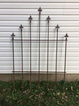 Vintage Wrought Iron Fence Panel French Architectural Garden Yard Art Home Decor. Fixed Price $268.00.