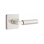 Emtek 5110HECRHUS15 Passage, Square Rosette, Hercules Lever, Satin Nickel. Fixed Price $192.00.