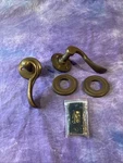Baldwin 5445 Colonial Lever Set Antique Brass. Fixed Price $59.00.