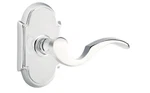 Emtek #8 Rosette Dummy Cortina Lever 8058CUS26 Polished Chrome Door Knob. Fixed Price $48.00.