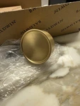 Baldwin Hollywood Hills K009.033.MR Estate Coll. Knob Only Set Vintage Brass. Fixed Price $79.20.