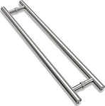 Stainless Steel Door Pull Handle Togu TG-6012 12" Polished Chrome Finish. Fixed Price $21.59.