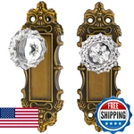 Ceymio Gold Dummy Knobs Interior Brass 2 Pack Crystal Glass Closet. Fixed Price $67.81.