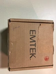 Emtek Select Rh, Modern Rectangular Rosette, L-square Stem, Knurled Lever, Satin. Fixed Price $167.99.