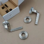 Lawrence LH146 Las Vegas Lever Handle Set Passage Satin Nickel. Fixed Price $36.20.