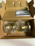 Emtek 5059LAUUS4 Disk Rosette Dummy + Laurent Knob, 7 Finishes, Satin Brass (US4. Fixed Price $138.99.