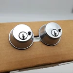 Falcon Deadbolt Double Cylinder Satin Chrome 2-3/8" Backset 930 Bore Usa Made. Fixed Price $17.79.