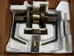 Open Box Schlage Passage Latch AL10S Sat 613 Oil Rubbed Bronze. Fixed Price $67.91.