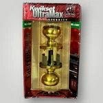Kwikset Ultramax Hall & Closet Gold Color Door Knob Lifetime Finish. Fixed Price $15.00.