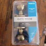 Gatehouse Antique Brass Door Knob Bed Bath 0399120 Home Garage. Fixed Price $34.95.
