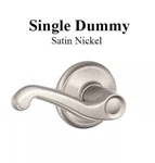 Schlage Door Lever Left Handedinterior Dummy Handle Flair F170 Satin Nickel. Fixed Price $6.97.