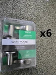 = Lot Of 6 Gatehouse Hall Closet Lever LA7X203B Satin Nickel #0597127 New. Fixed Price $71.99.