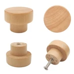 16PCS Knobs Flat Top Round Cabinet Natural Wooden Dresser Drawer P.... Fixed Price $25.04.