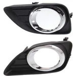 CARLIGHTS360: For 2010 2011 Toyota Camry Fog Bezel Cover Pair Black. Fixed Price $28.82.