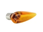 Baccarat Extremely Rare Empreinte Clear Amber Gilt Door Handle Made France. Fixed Price $450.00.