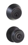 Defiant Hartford Aged Bronze Combo Pack W/single Cylinder Deadbolt & Key Knob. Fixed Price $24.99.
