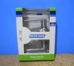 Schlage Elan Hall & Closet Door Lever Handle Satin Nickel F10 626. Fixed Price $24.00.