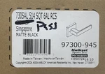 Kwikset 730SALSQT-514 Singapore Privacy Door Lever Matte Black *read*. Fixed Price $31.49.