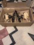 Emtek Glass Crystal Door Knob Of 2 Polished Finish For Hall Closet. Fixed Price $83.99.