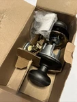Schlage F10 716 Georgian Door Knob, Hall & Closet Passage Lock, Aged Bronze. Fixed Price $17.98.