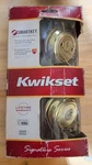 Kwikset Double Cylinder Deadbolt Polished Brass Smart Key 99850-055. Fixed Price $25.00.