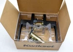 Kwikset 720SALSQT-514 Singapore Door Lever Square Rose, Matte Black. Fixed Price $19.99.