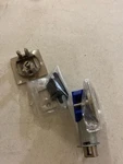 Emtek 2135US15 Square Tubular 2-1/2" Privacy Pocket Door Lock Satin Nickel. Fixed Price $84.99.