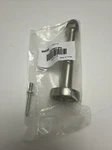 Emtek 223115 4" Solid Brass Baseboard Door Stop With Screw-satin. Fixed Price $12.00.