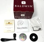 Baldwin 5455-102-RDM Right Hand Half Dummy Door Lever Set Rh Oil Rubbed Bronze. Fixed Price $77.88.